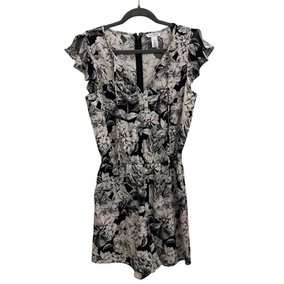 WHBM White House Black Market Floral Feminine Bloomcore Romper Size Small - Picture 3 of 6